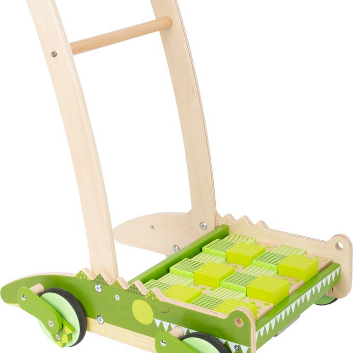 small foot – Engroshandel Trælegetøj - Børn – Crocodile Walker | Gåstol | Træ2