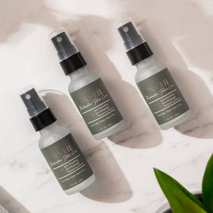 No.3 Unveil Thicker Hair Serum (30ml | 10oz ) for wholesale by Unveil Hair Care