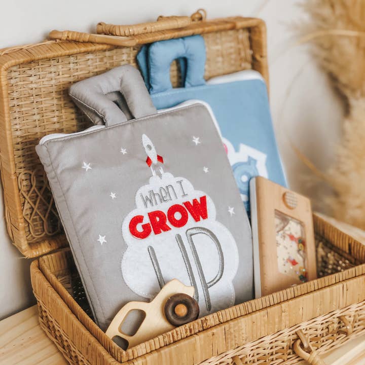 Curious Columbus - Wholesale Coloring & Activity Book - Kids & Baby - Fabric Activity Book - When I Grow Up5