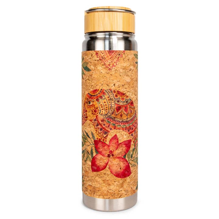 Tropical Vibes Bottle 24oz for wholesale by Yoloha Yoga