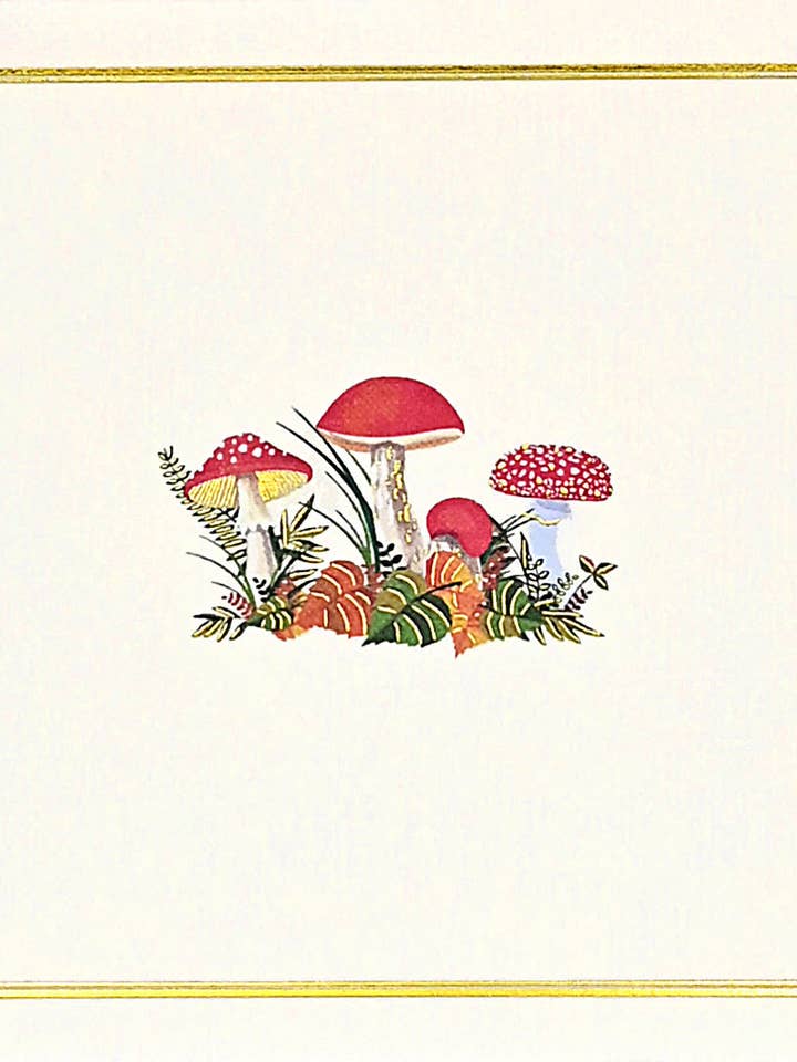 Mushrooms Note Cards for wholesale by Peter Pauper Press