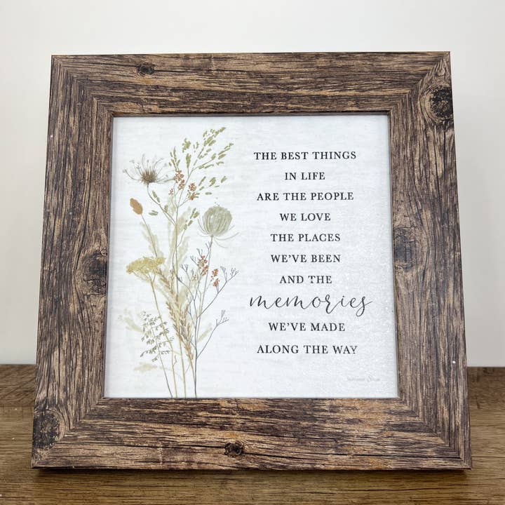 The Best Things In Life Inspirational Gift Giving Art for wholesale by Summer Snow Art