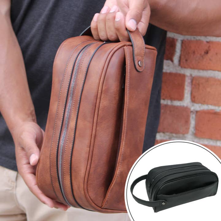 K. Carroll Accessories - Wholesale Toiletry Bag - Men's - Men's Dopp/Toiletry Kit