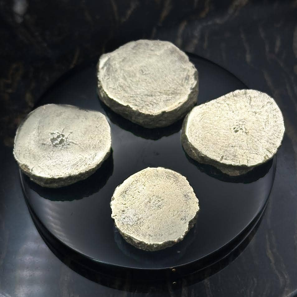 The Crystal Tabby - Wholesale Spiritual Stone/Crystal - Pyrite Stalactite Slab  0