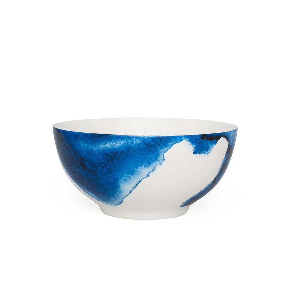 BlissHome - Wholesale Serve Bowl - Rick Stein Salad Bowl Trevone Bay | Bone China Dinnerware0