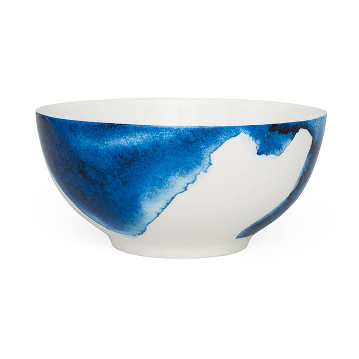 BlissHome - Wholesale Serving bowl - Rick Stein Salad Bowl Trevone Bay | Bone China Dinnerware0