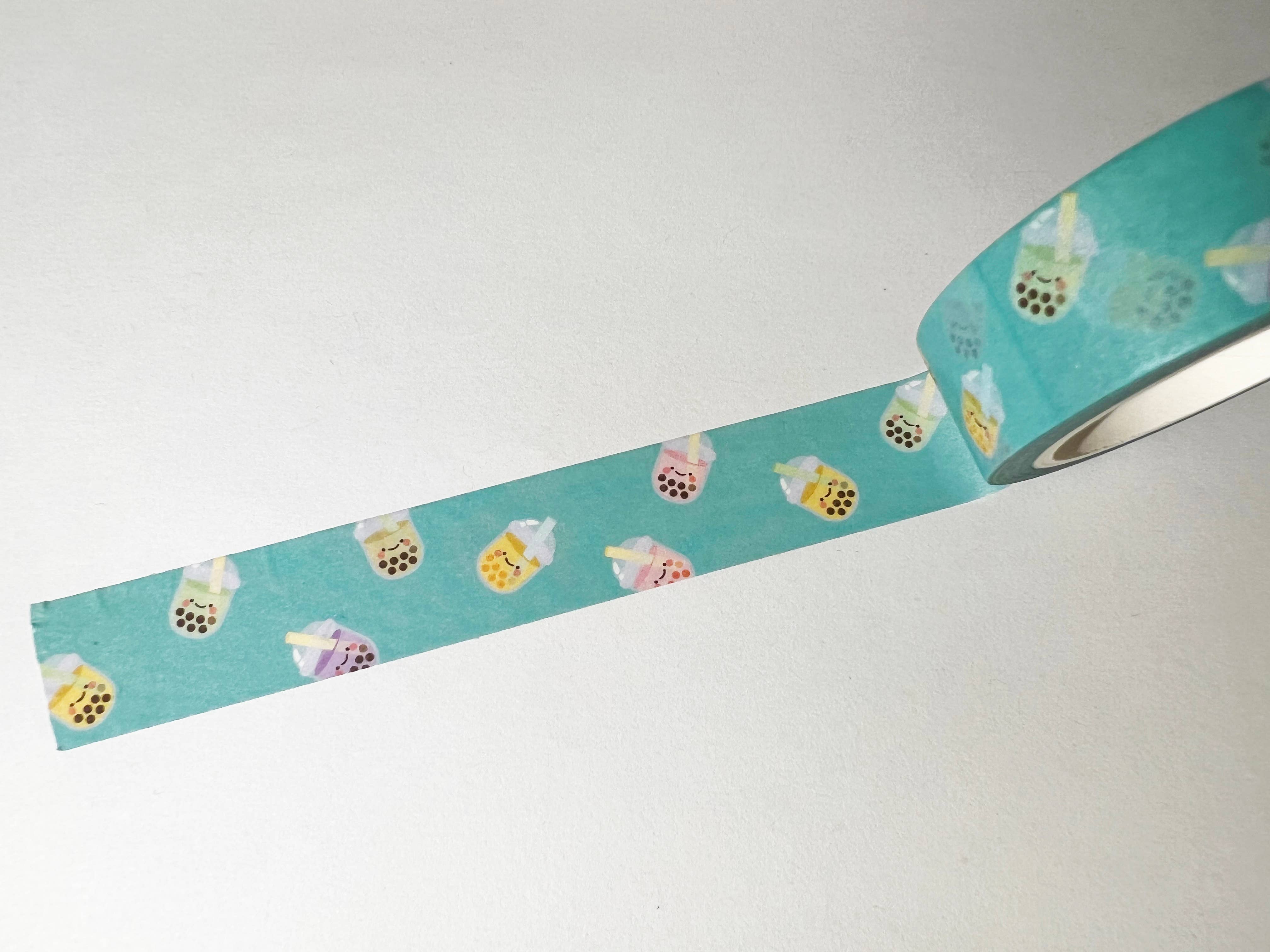 Meloncholy Co. - Wholesale Washi Tape - Boba Washi Tape0