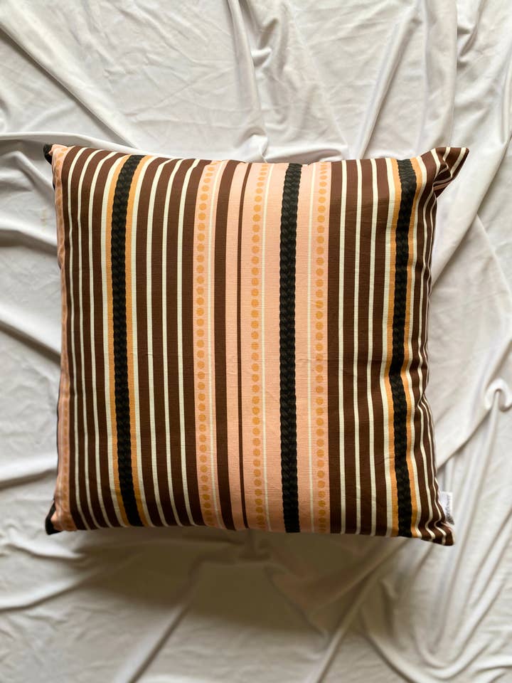 Braided Stripes Statement Pillow for wholesale by RissaLaRue Co.