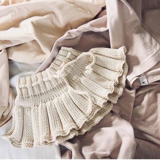 Mina Skirt- Cream for wholesale by Petite Coo