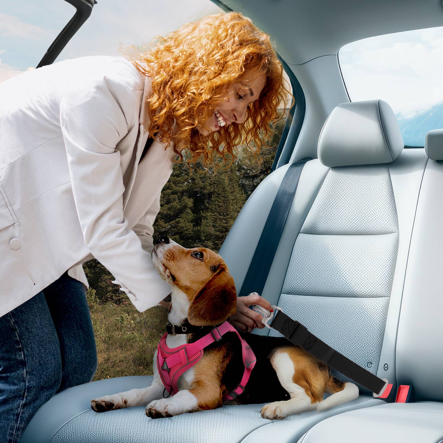 Precious Tails - Wholesale Pet Leash - Dog - Precious Tails Co-Pilot Adjustable Dog Seat Belt3