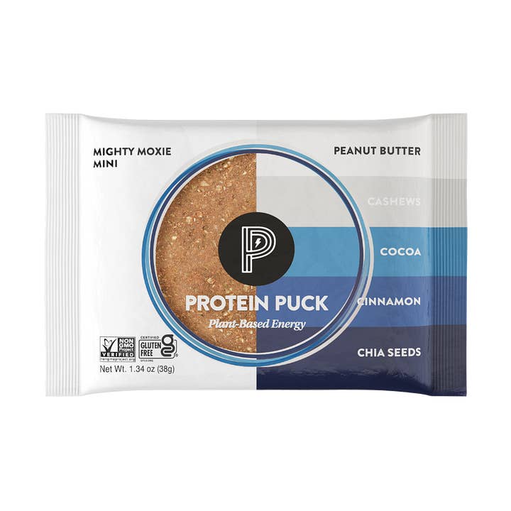 Mighty Moxie Mini (Cocoa, Cashew, Cinnamon) (12 - 1.34oz Bars) for wholesale by Protein Puck