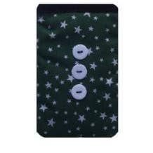 Pochette de téléphone portable à imprimé étoiles vertes pour la vente par The Hare And The Moon