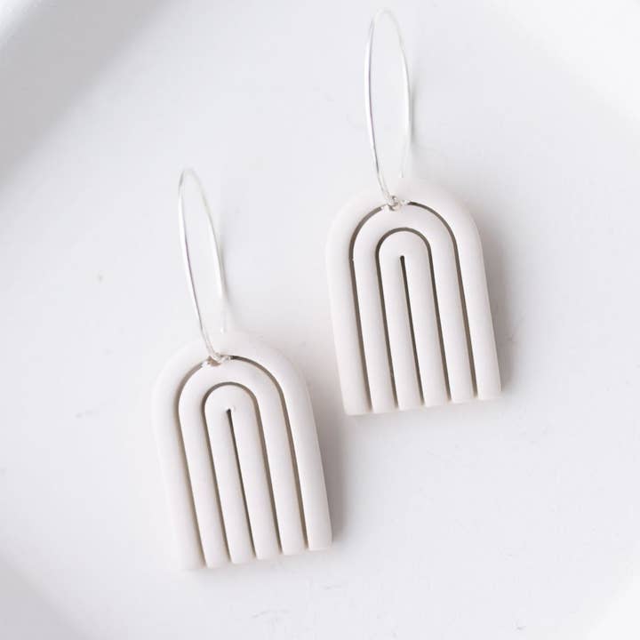 Ler ørering | creme mini buer | neutral samling for engroshandel hos Hazel n Blue