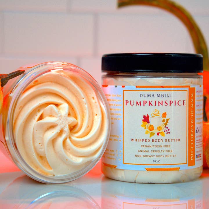 Pumpkin Spice Whipped Body Butter for wholesale by Duma Mbili