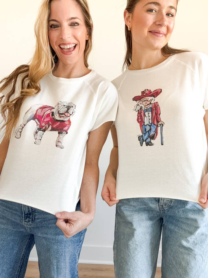 Chelsea McShane Art - Wholesale Screen Printed T-Shirt - Women's - "Ole Reb" Edgy Shirt