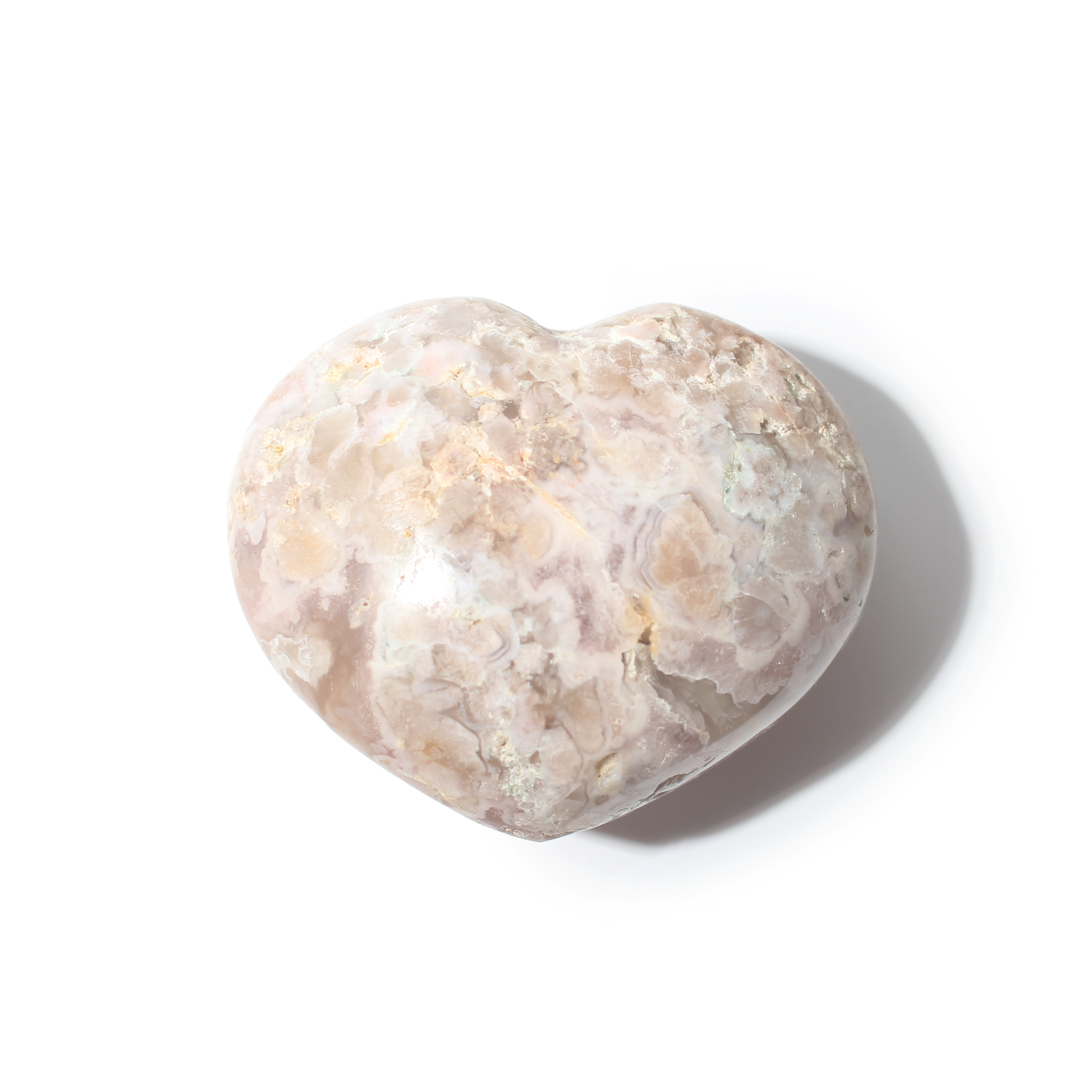 Stonebridge Imports - Wholesale Spiritual Stone/Crystal - Flower Agate Heart0