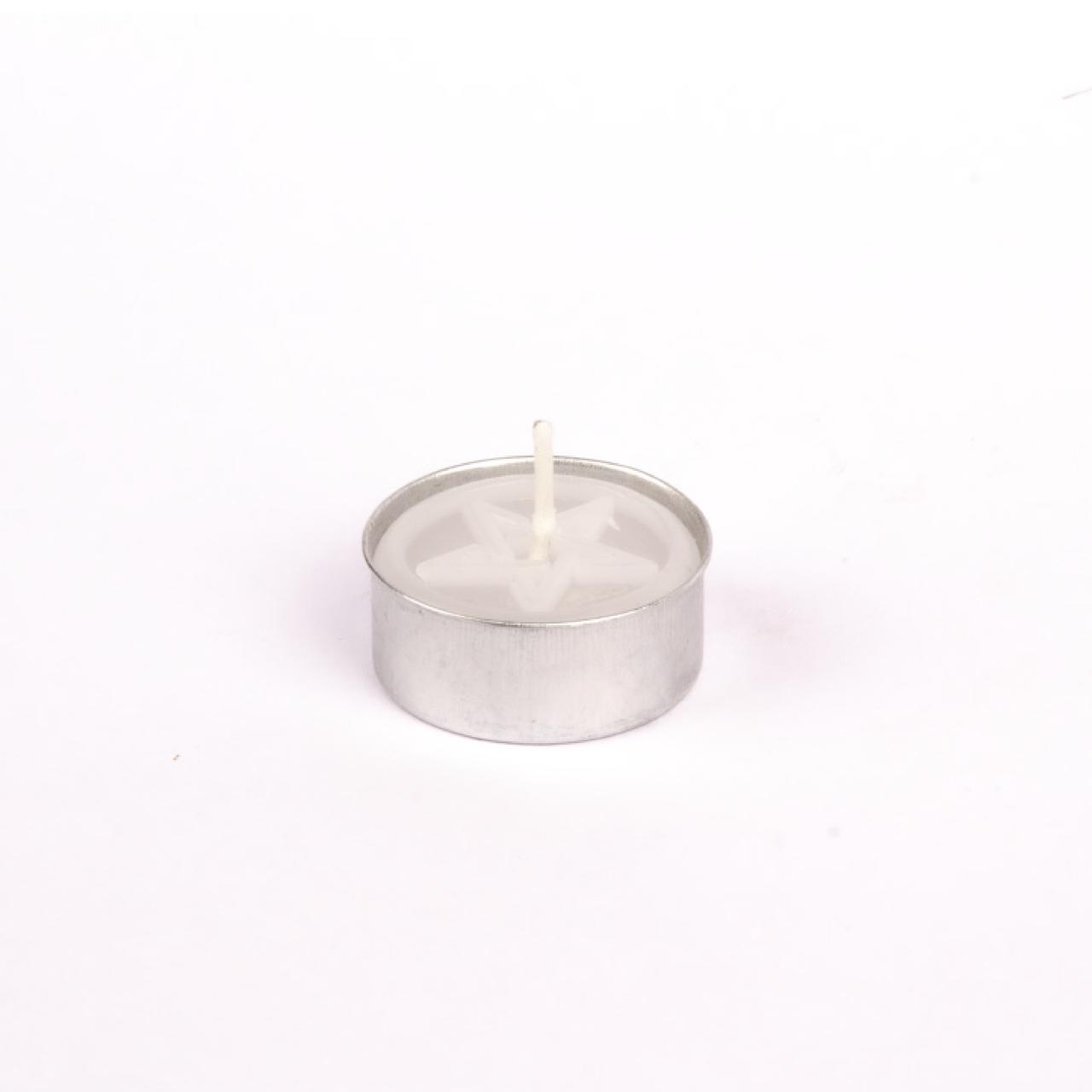 Vrinda - Wholesale Tea Light Candles - Candle T-Lite Pentacle White (Pack of 10)2