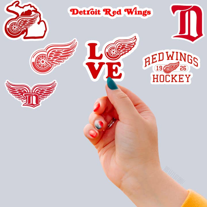 Detroit Red Wings Stickers | Michigan | NHL for wholesale by brattybloom