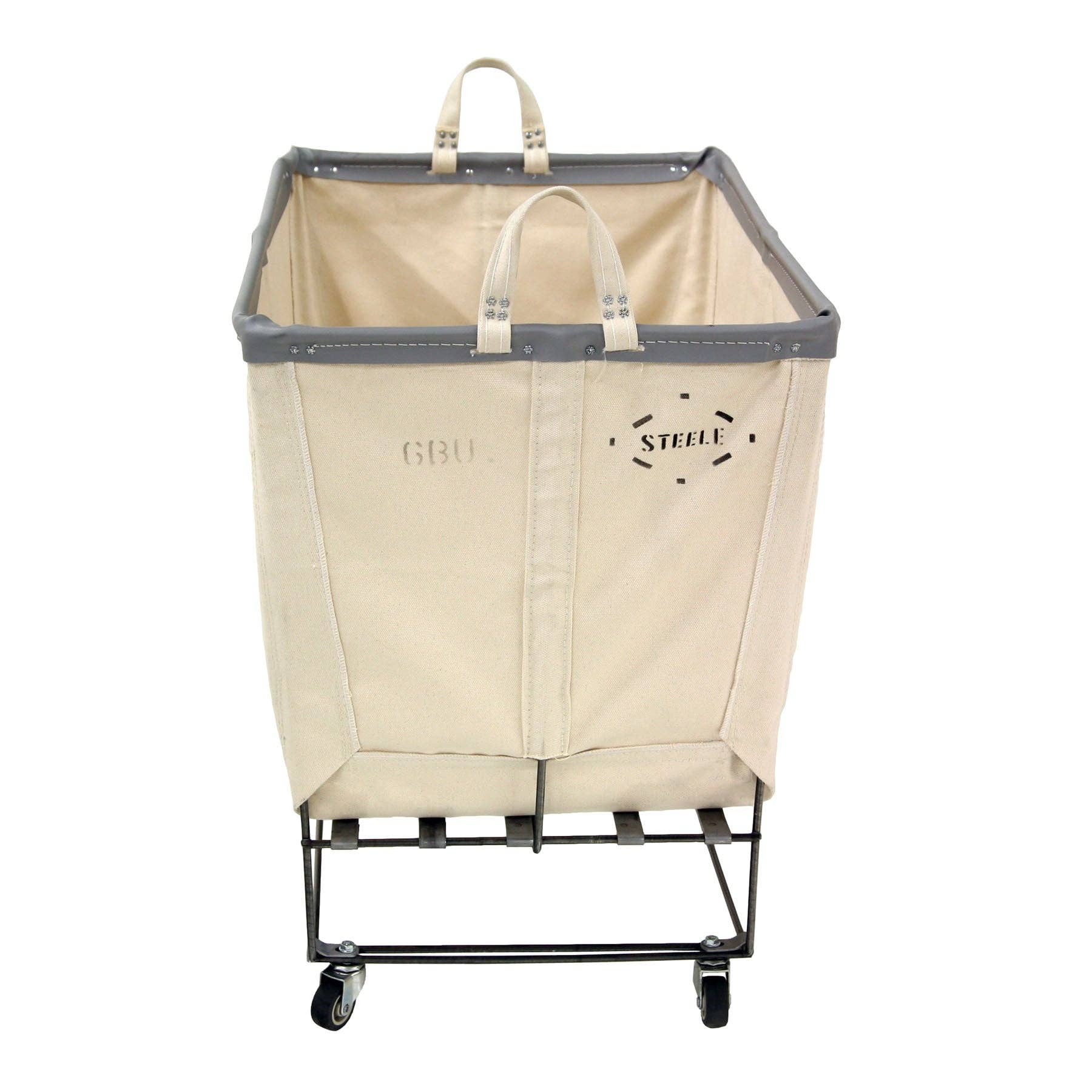 Steele Canvas Basket Corp. - Wholesale Laundry Basket - Canvas Elevated Truck - Permanent Style 6 Bu1