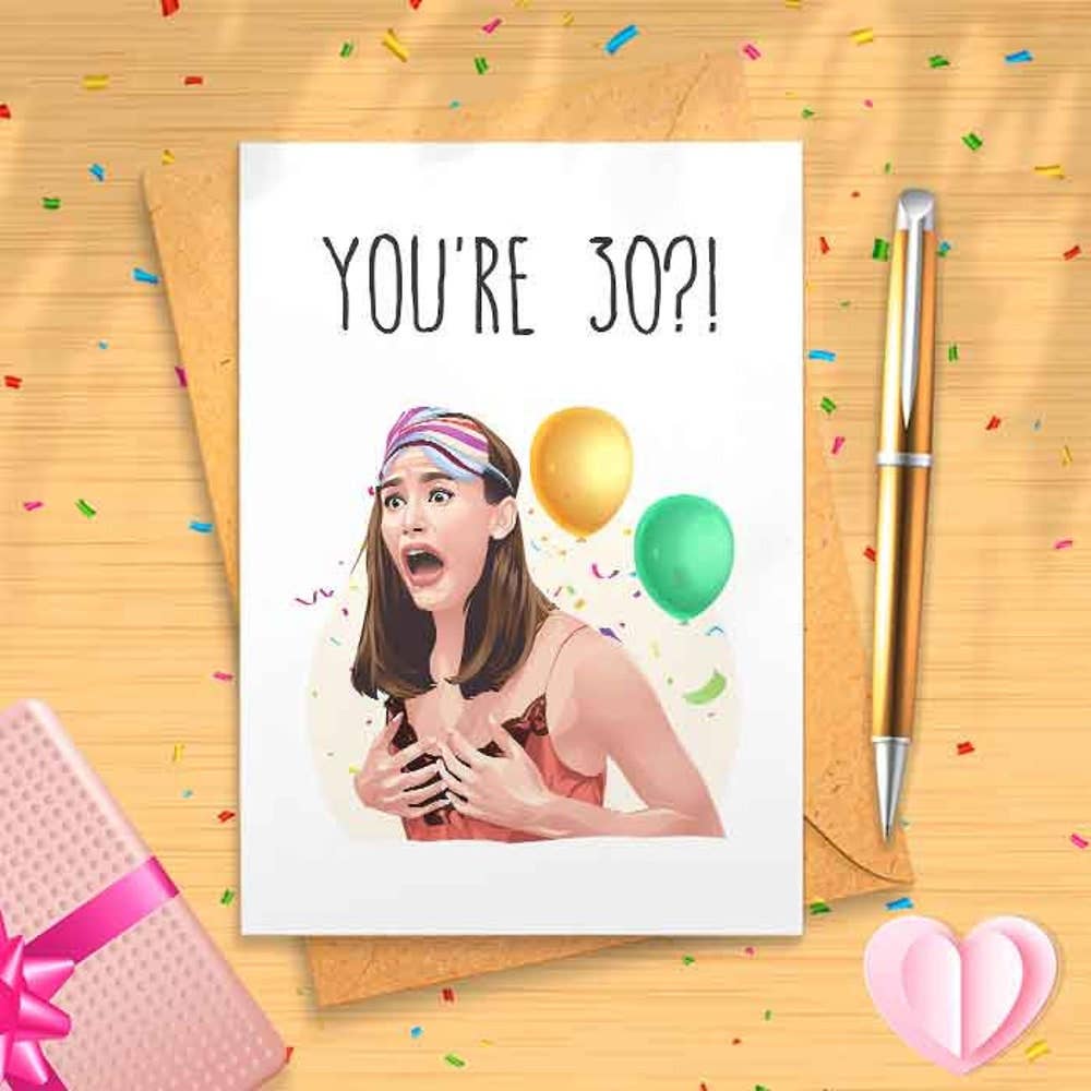VenusArtsShop - Wholesale Birthday Card - Funny 30th Birthday Card for Best Friend, Personalized