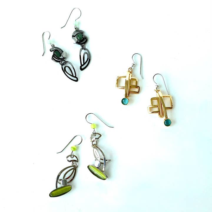 Christophe Poly / Crono Design - Wholesale Dangle Earrings - EARRINGS (Y) - Wire Hook Earrings
23