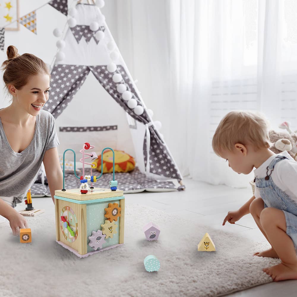 Leo & Friends - Vente Jouet en bois – enfant - Jouet d'activité en bois LEO & FRIENDS pour filles de 1 ou 2 ans16