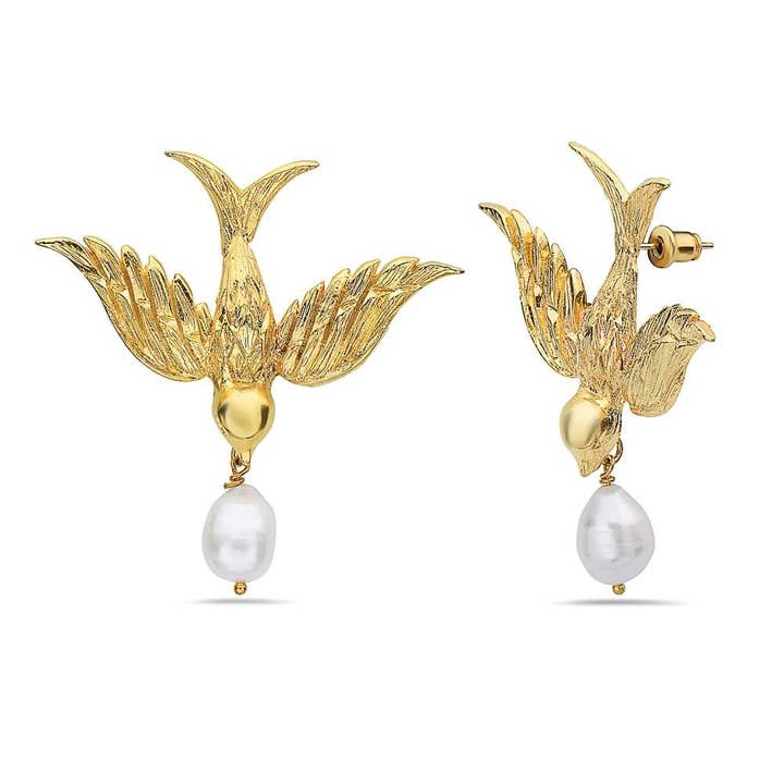 Uccelli con Perle per la vendita all'ingrosso da parte di Jewelry Fiesta