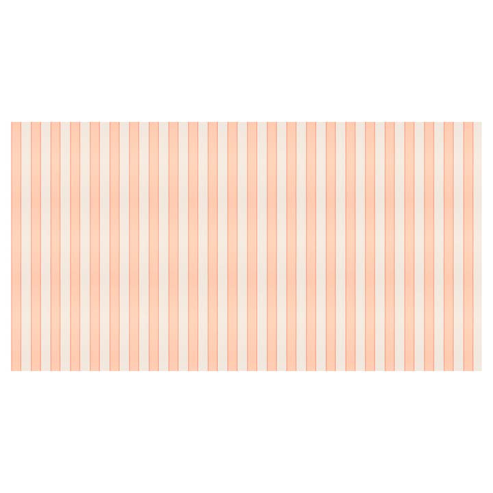 Meri Meri - Wholesale Disposable Table Cover/Runner - Peach Striped Tablecloth2