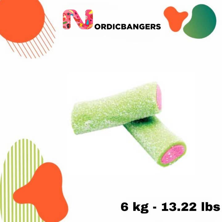 Nordicbangers - Swedish Candy Supply - Wholesale Gummy - VIDAL XL Sour Watermelon 3kg Swedish Candy1