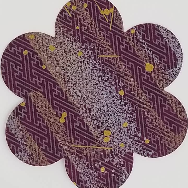 024 Sayagata Chiyogami viola per la vendita all'ingrosso da parte di Sweet Space Studio