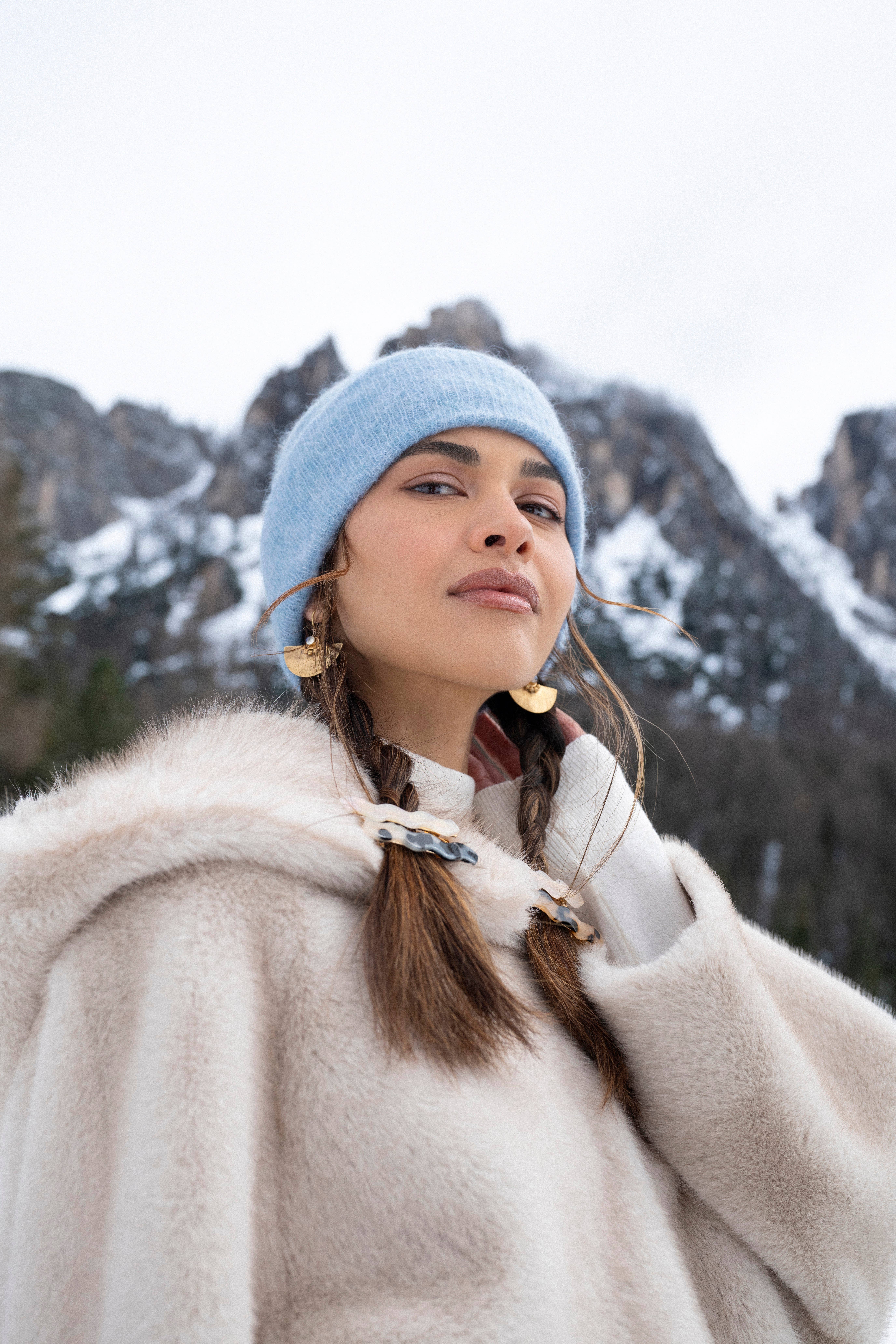 Maradji - Wholesale Beanie - Women's - WOODY ICE BLUE ALPACA WOOL BEANIE4