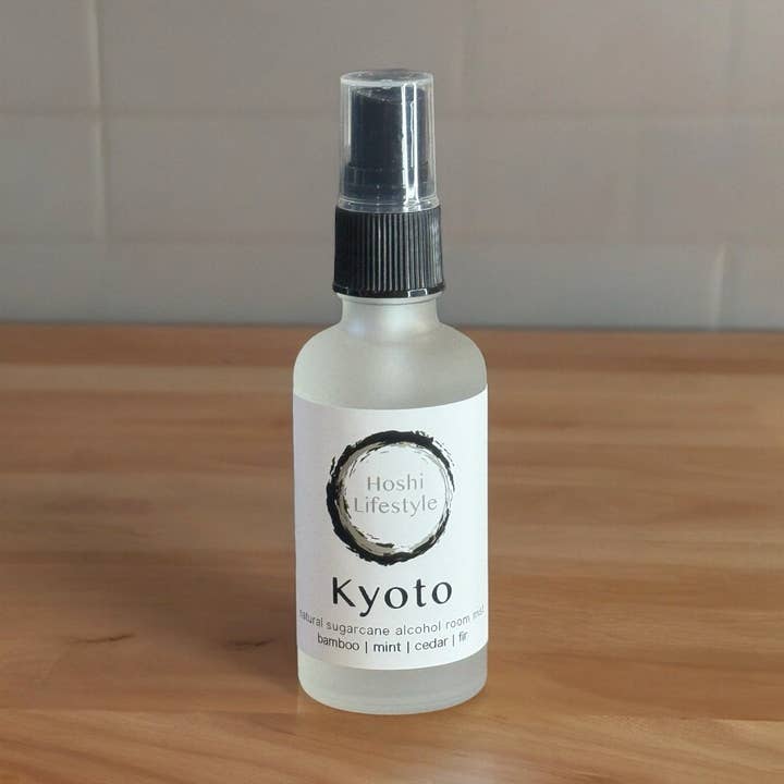 Kyoto Hand Poured Room Mist - 2oz Bottle for wholesale by Hoshi Lifestyle