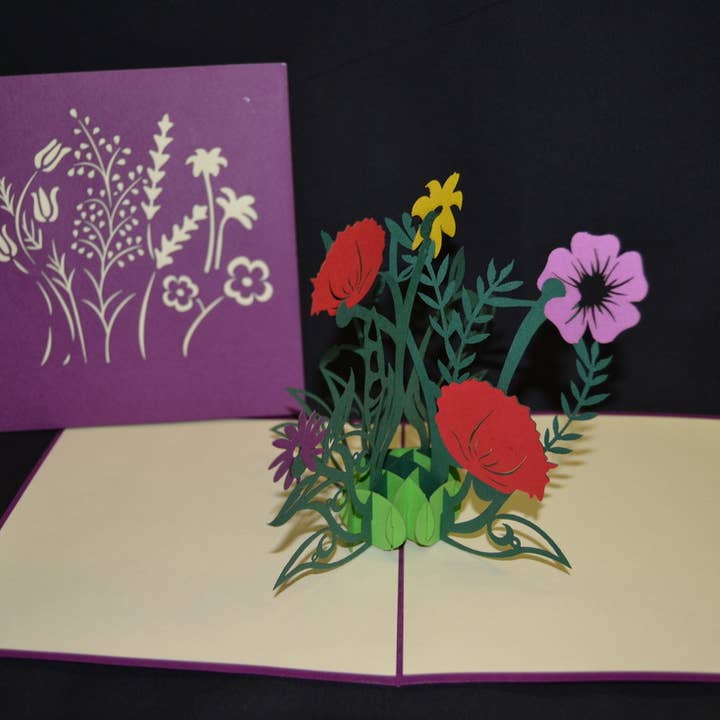 Cartão Flores Selvagens por atacado de Poppin Cards and Gifts
