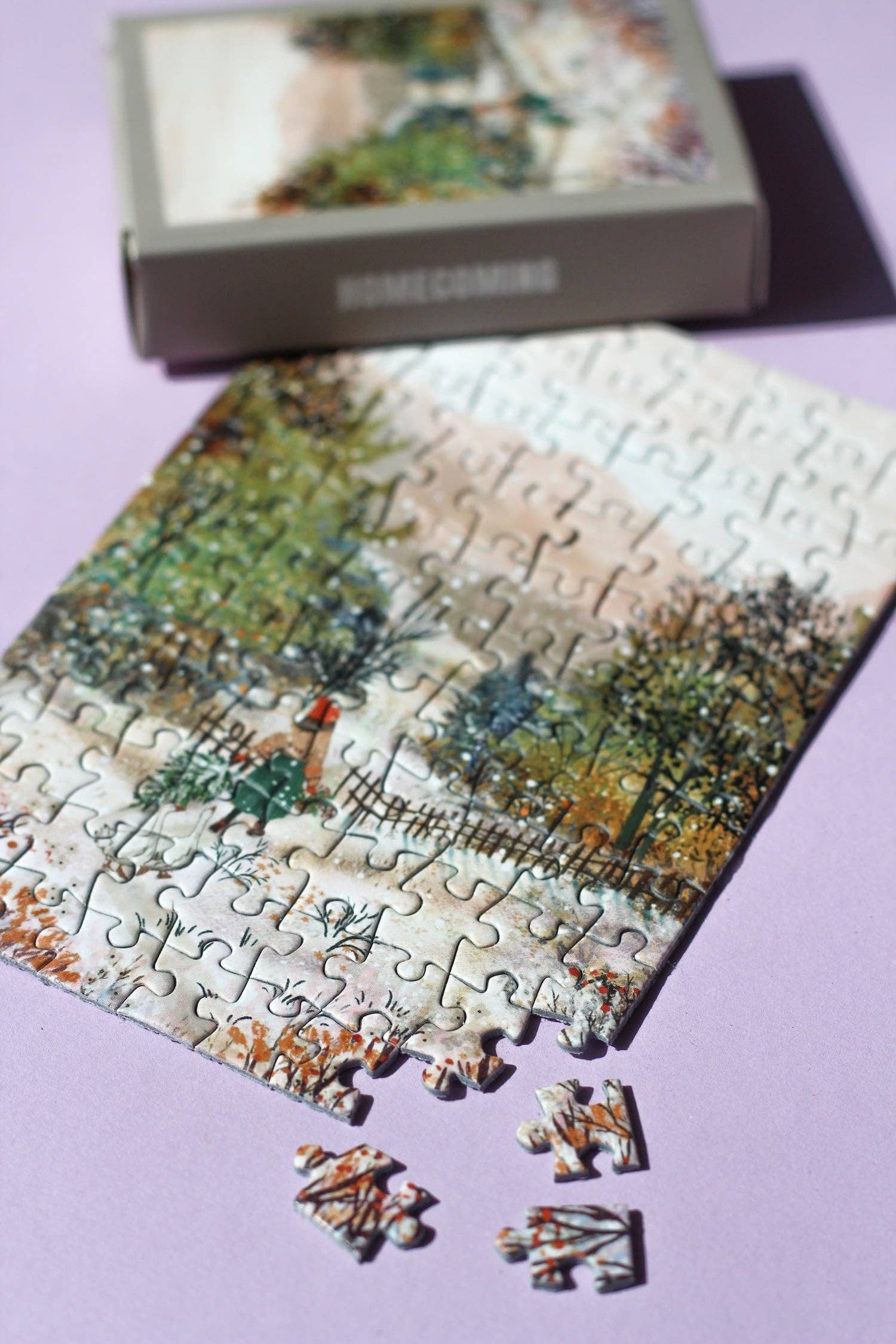 Piecely Puzzles – Puzzle - Adulto por atacado – Mini-Puzzle Regresso a Casa, 99 peças1