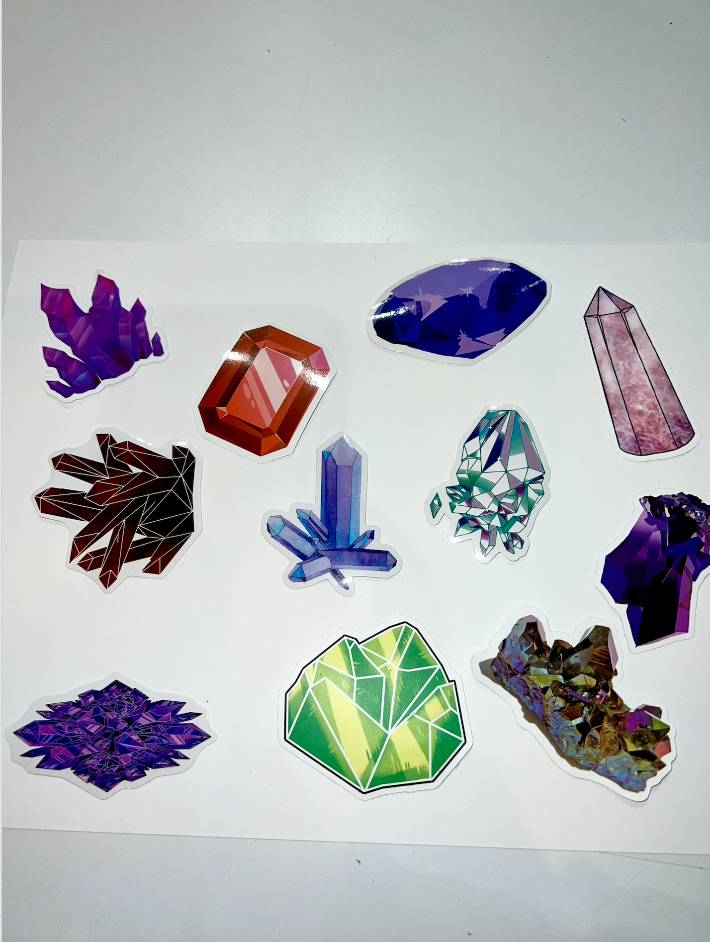Oils and Auras - Wholesale Sticker - Crystal Sticker Pack 3