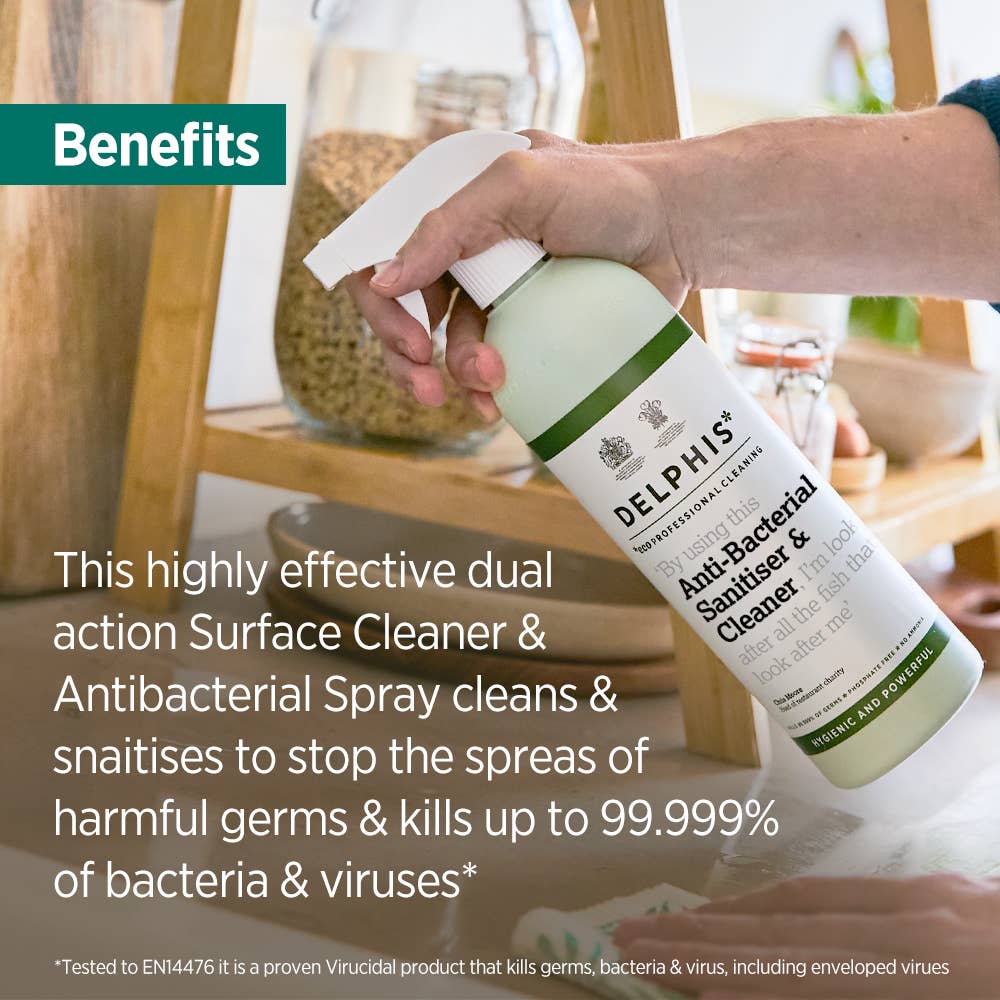 Delphis Eco – wholesale Flerfunktionsrengöringsmedel – Delphis Eco antibakteriell köksspray och rengöringsmedel2