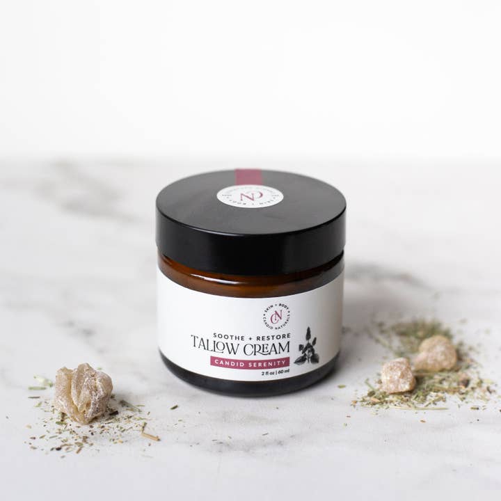Candid Naturals - Wholesale Body Cream/Lotion - Candid Serenity Tallow Cream | Soothe + Restore