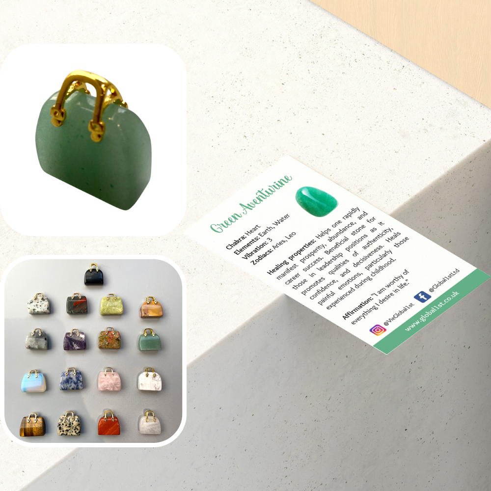 VIE - Wholesale Decorative Figurine - Mini Crystal Handbags, 2-2.5cm11