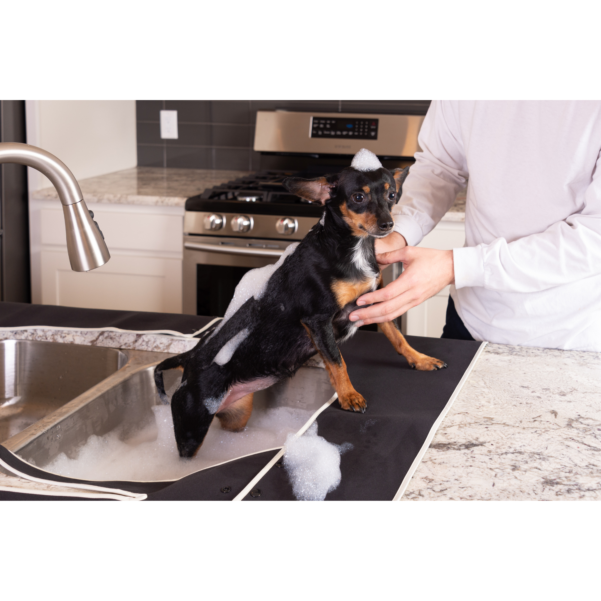 SPLASHPAD® – Tapete de banho por atacado – Tapete de pia de cozinha para banho de5