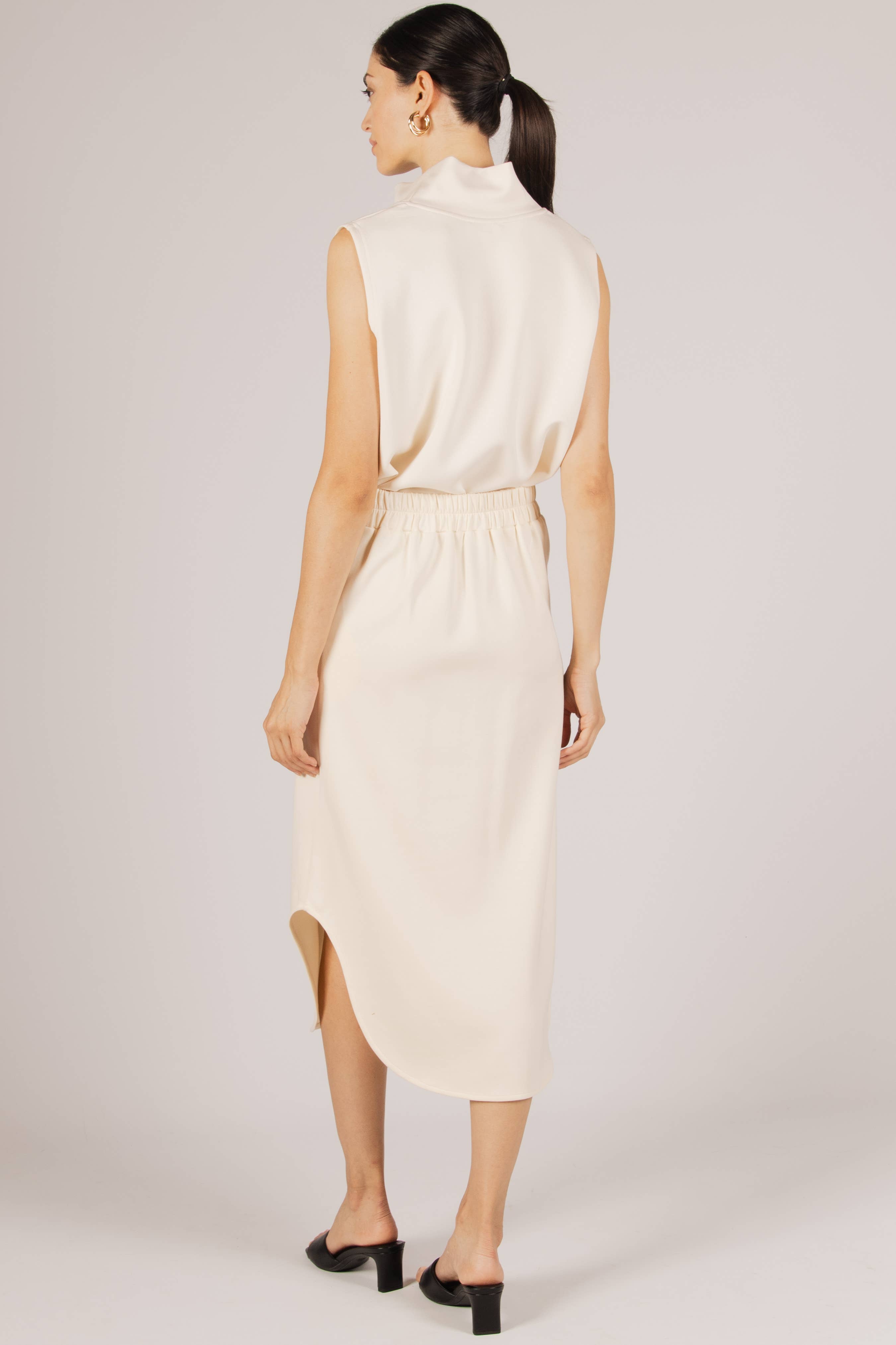 P. CILL - Vendita all'ingrosso Gonna - Donna - Gonna midi in modal Butter P. CILL12