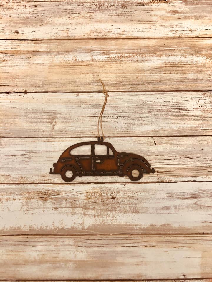 VW Bug Slug Bug Ornament for wholesale by Universal Ironworks USA