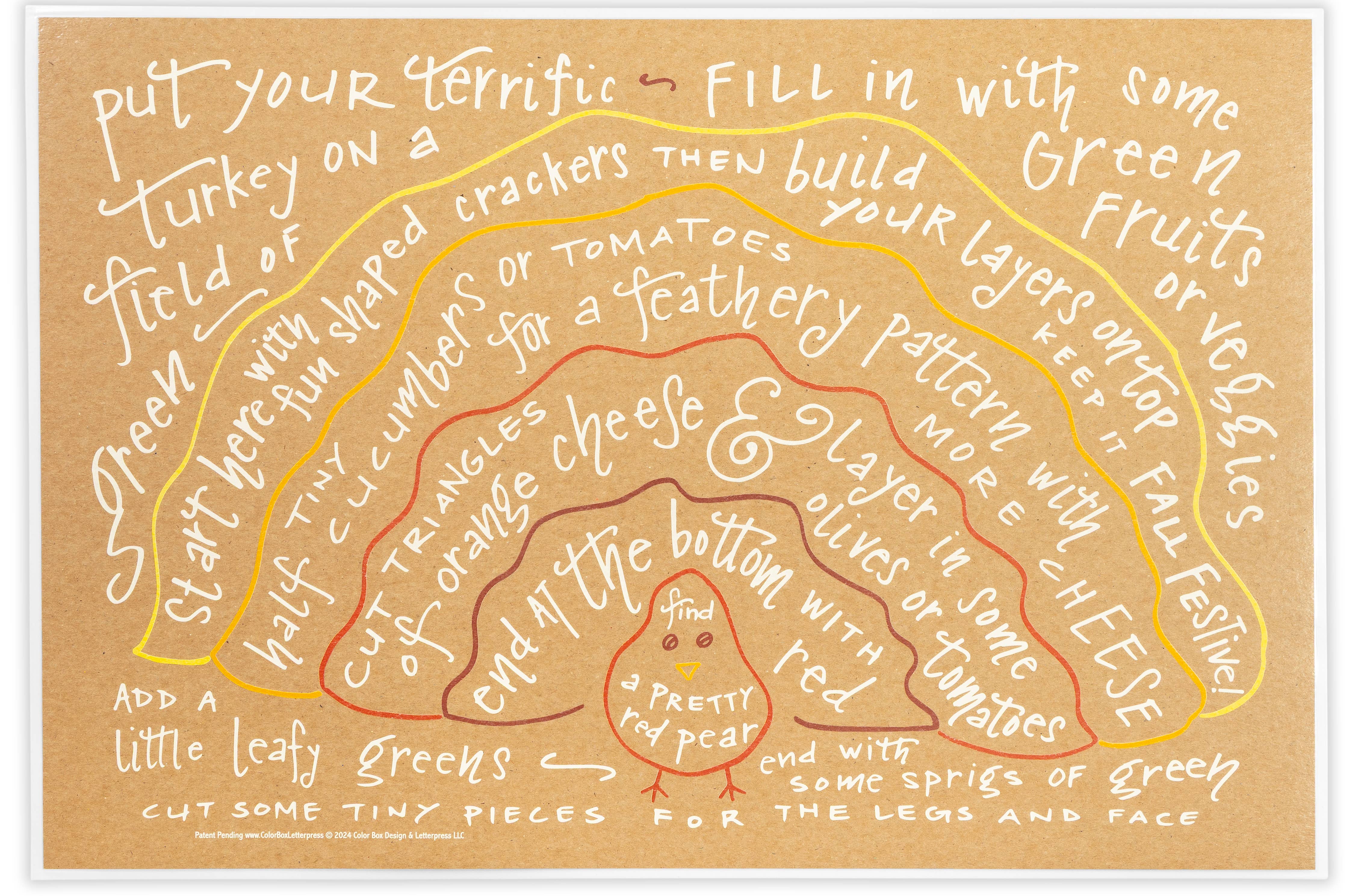 Color Box Design & Letterpress – Tábua de queijos por atacado – Guia Prático de Charcutaria | Peru | Ação de Graças2