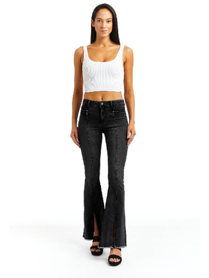 SVASATURA SEXY A VITA ALTA DA DONNA/93739-S1-J9BY per la vendita all'ingrosso da parte di Tractr Jeans