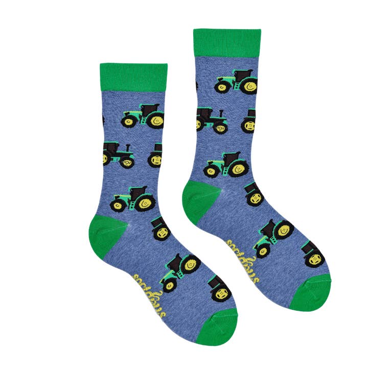 BLUE Farming Socks - Green Machine for wholesale on Faire