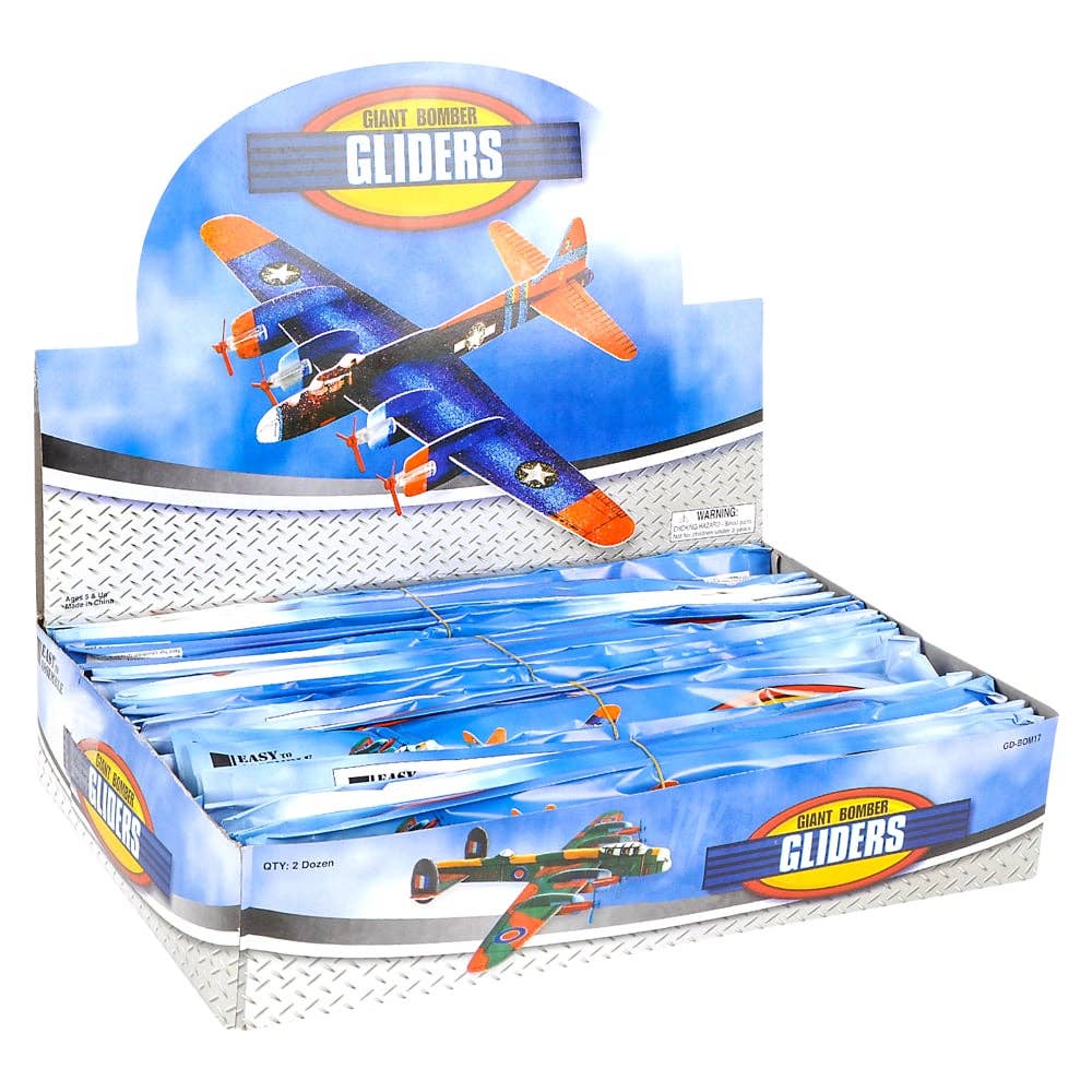La Luna Bella - Toys – Avião de brincar - Crianças por atacado – Planador Gigante Bombardeiro de 17" - Avião de Brinquedo LLB - Crianças1