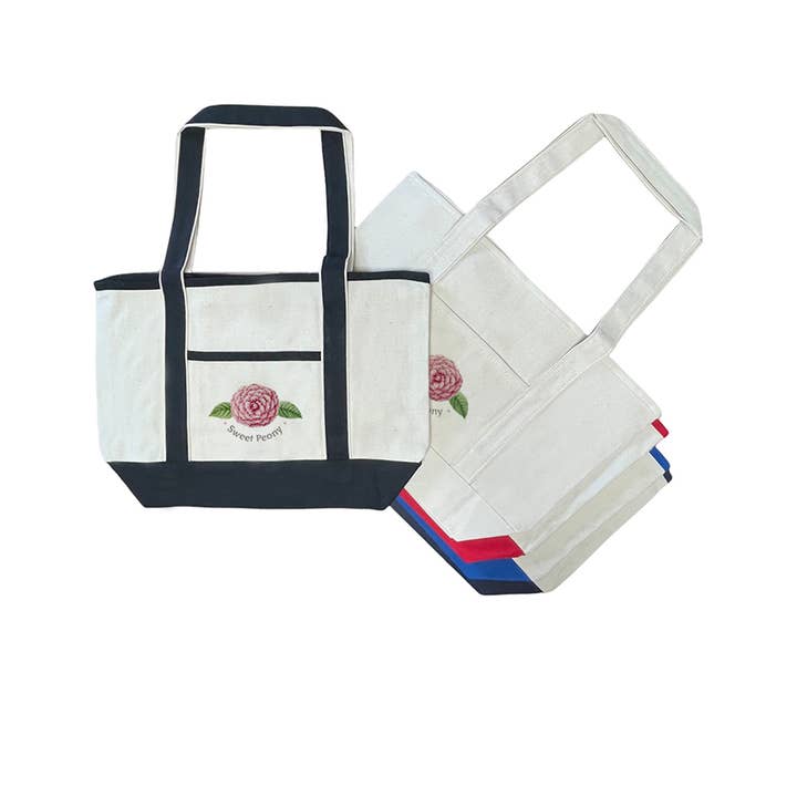 BAGANDCANVAS - Wholesale Tote Bag - Unisex - Customized Deluxe Grocery Canvas Tote Bag With Your Logo