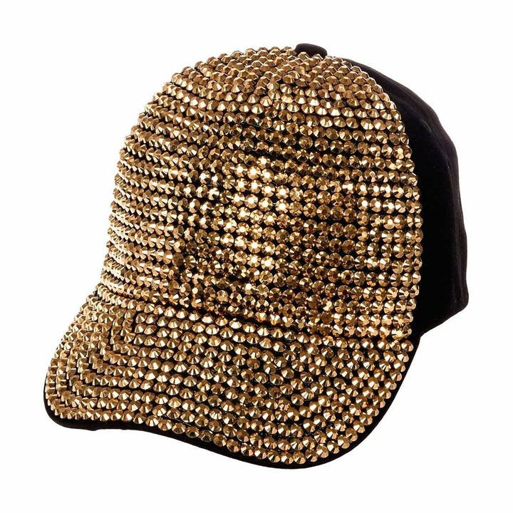 Diacly - Wholesale Baseball cap – Women's - Front Embellished Bling Rhinestone Baseball Cap6