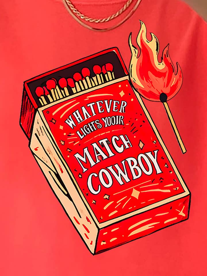 Wholesale Accessory Market - Wholesale Screen Printed T-Shirt - Women's - Whatever Lights Your Match Comfort Colors Adult Ring-Spun Cotton Tee3