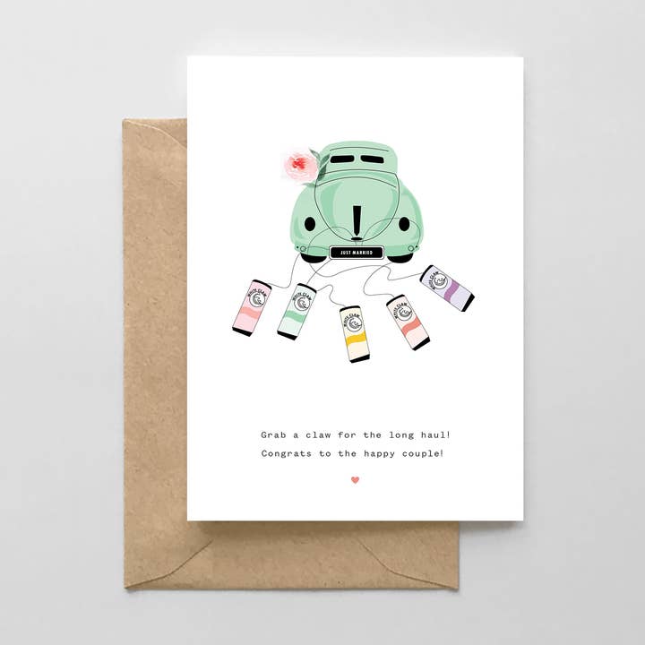 Grab a Claw for the Long Haul! Card for wholesale by Spaghetti & Meatballs