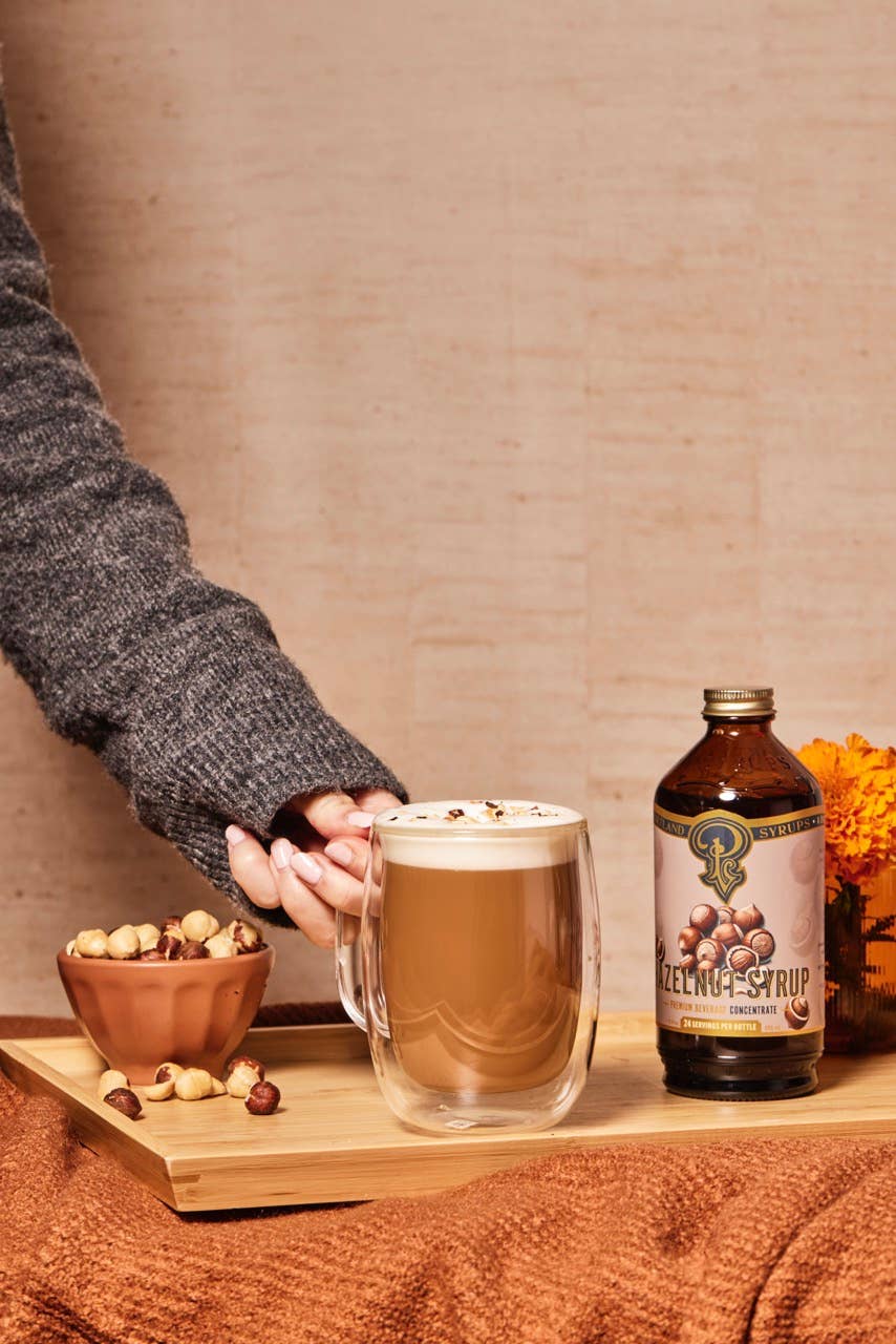 Portland Syrups - Vente Mélange/sirop pour cocktails - Sirop de Noisette 3,4 oz - Sirop de Café4